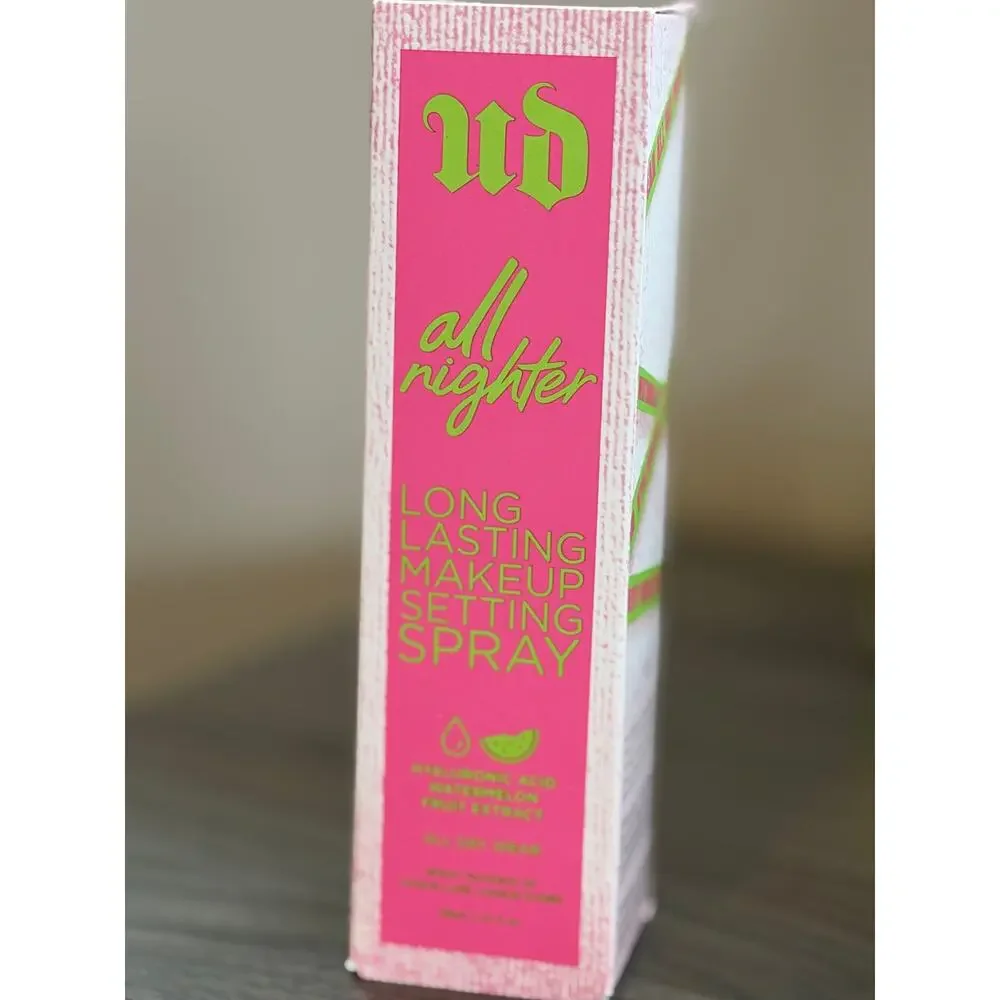 Urban Decay All Nighter Watermelon Setting Spray NEW